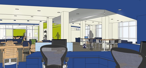 Higher Education : Student Housing Main Lounge