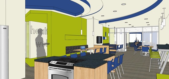 Higher Education : Student Housing Main Lounge