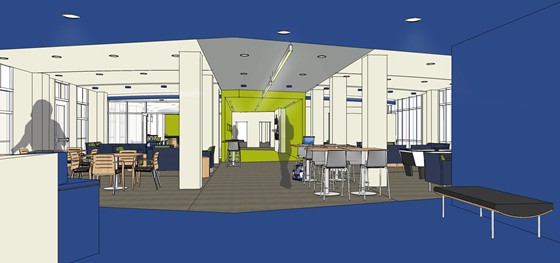 Higher Education : Student Housing Main Lounge
