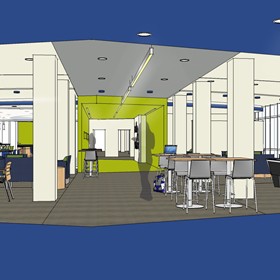 Higher Education : Student Housing Main Lounge